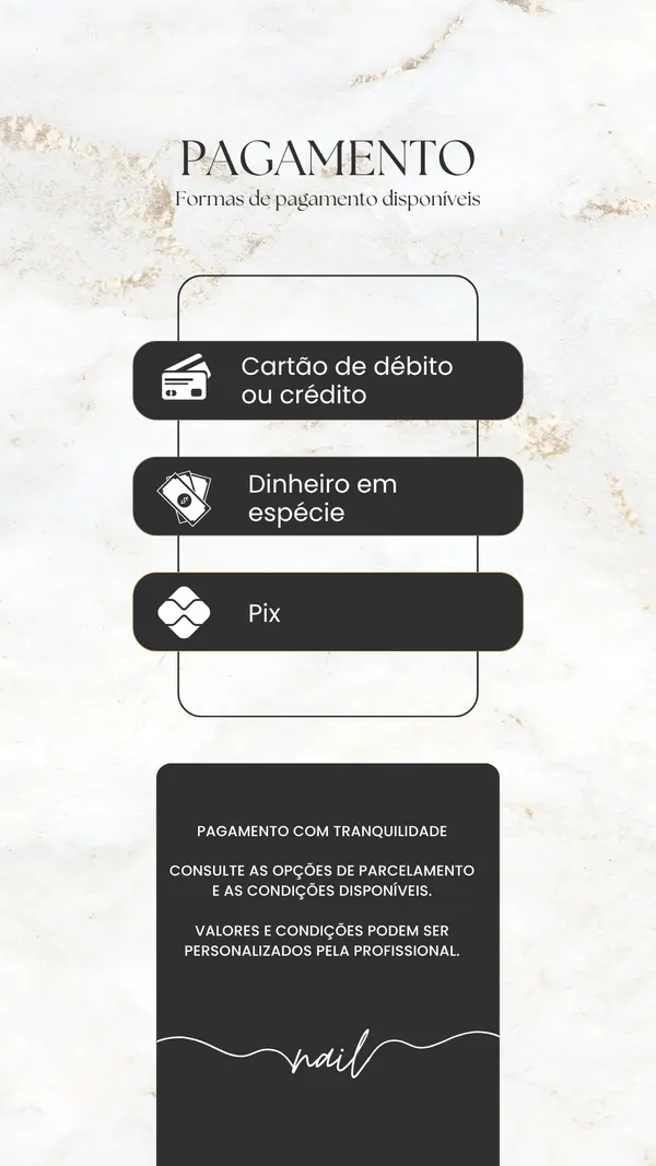Versão atualizada — Formas de pagamento