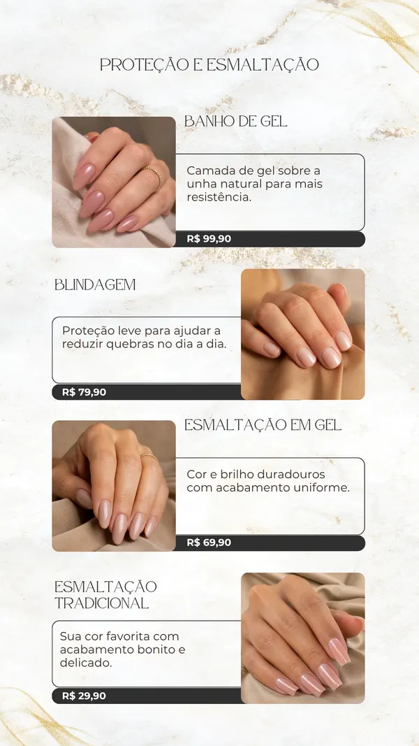 Versão atualizada — Proteção e esmaltação
