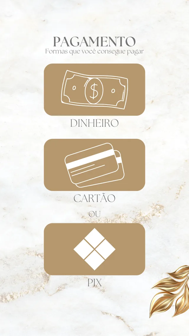 Formas de pagamento