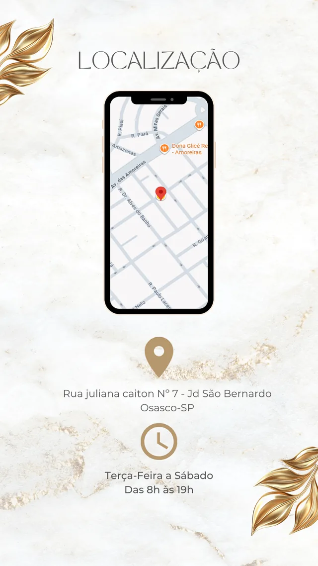 Localização e horário de atendimento